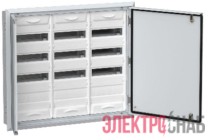 Корпус металлический ЩРв-144 (3х48) 755х885х130 IP31 бел. TITAN 5 IEK TI5-50-V-3X048-31