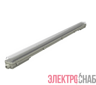 Светильник с отражателем влагозащ. СПП-Т8-G13 INDUSTRY 1276х60х55мм IP65 для LED ламп 1х1200мм Gauss 909410112