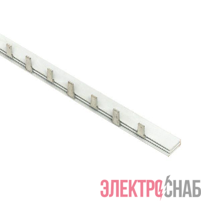 Шина соединительная типа PIN для 2-ф нагр. 100А 36х27мм EKF pin-02-100m