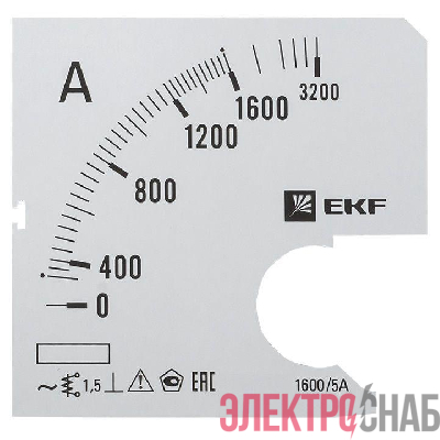 Шкала сменная для A721 1600/5А-1.5 PROxima EKF s-a721-1600