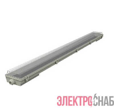 Светильник с отражателем влагозащ. СПП-Т8-G13 INDUSTRY 1276х86х55мм IP65 для LED ламп 2х1200мм Gauss 909410212