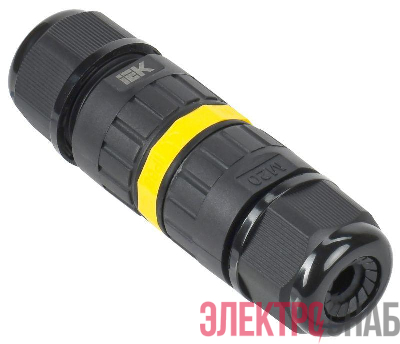 Коннектор кабельный герметичный WTP-102 3 PIN IP68 IEK UWC10-I-024-3-68