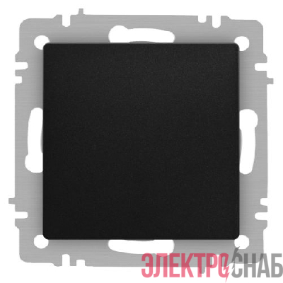 Кнопка Accent 6-109-05 10А-250В IP20 СУ антрацит Intro Б0063612