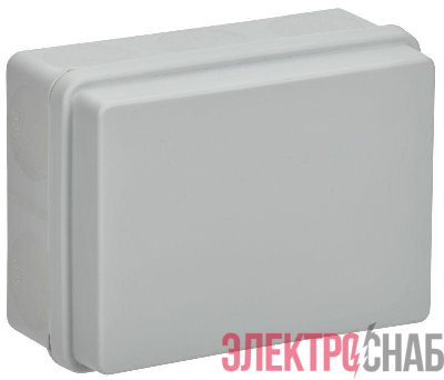 Коробка распаячная ОП КМ42441 150х110х70мм IP67 10 вводов сер. IEK UKO21-150-110-070-K41-66
