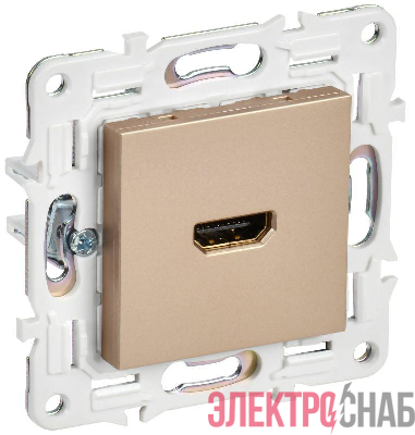 Розетка HDMI SKANDY SK-H01Sa песочн. IEK SK-H10-K98