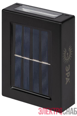 Светильник светодиодный ERAFS024-02 &quot;Практик&quot; 2LED 7х3х10см уличный настенный на солнечн. батарее Эра Б0057592