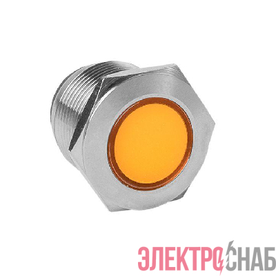 Лампа сигнальная S-Pro67 19мм желт. 24В EKF s-pro67-332