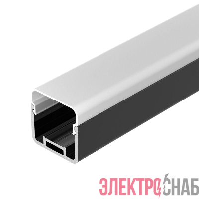 Профиль LINE-D-3030-2000 SQUARE BLACK+OPAL L2000 с экраном алюм. (компл.) Arlight 055073