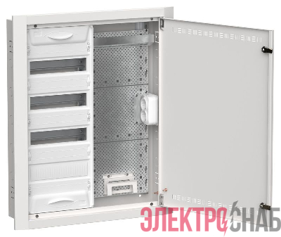 Корпус комбинированный ЩРв-48 (2х48) TITAN 5 бел. IEK TI5-51-V-2X048-30