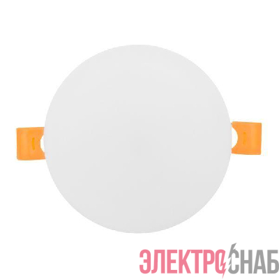 Светильник светодиодный ДВО 1102 10Вт 4000К IP20 круглый встраив. даунлайт безрамочный LUMA EKF DLL-1102-R-10-4000