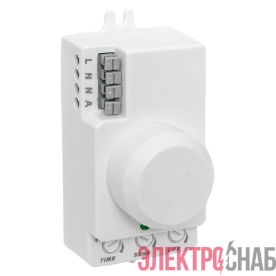 Датчик движения микроволновый MW-700 1200Вт 360град. до 10м IP20 бел. PROxima EKF dd-mw-700