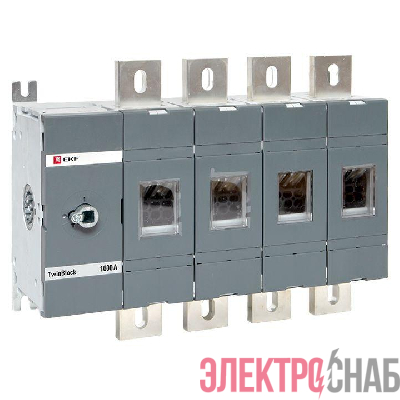 Рубильник 4п 1600А без рукоятки управления TwinBlock EKF tb-s-1600-4p