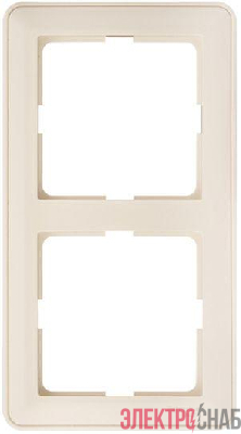 Рамка 2-м W59 сл. кость SE KD-2-28 (КД-2-28)