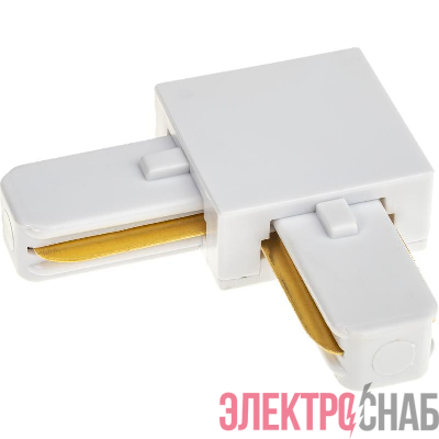 Коннектор трековый для соединения шинопровода угловой жесткий ARTLINE пластик/медь бел. Ritter 59745 6