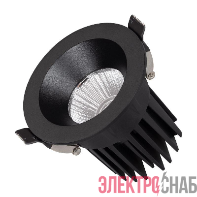 Светильник светодиодный MS-ATOLL-BUILT-R86-10W Warm3000 (BK 36 deg 230В) IP54 металл Arlight 044612
