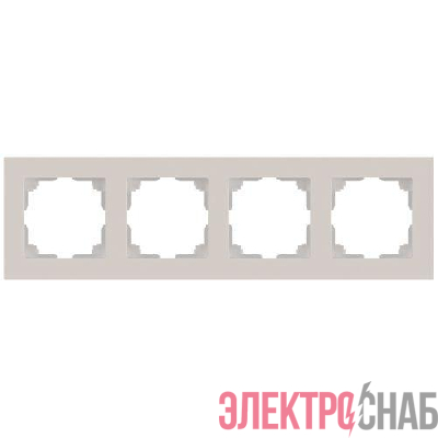 Рамка 4-м СП Accent 6-504-06 перламутр. Intro Б0063719