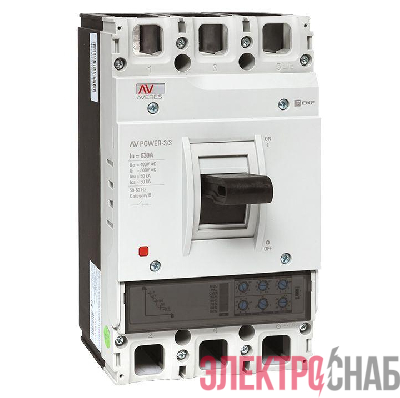 Выключатель автоматический 3п 630А 50кА AV POWER-3/3 ETU2.0 AVERES EKF mccb-33-630-2.0-av