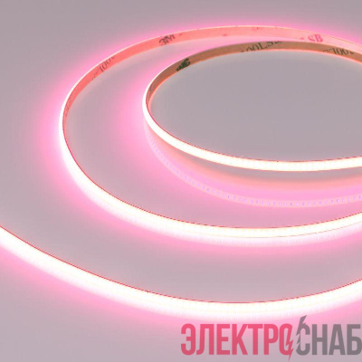 Лента светодиодная COB-X480-4mm 24V Pink 4Вт/м IP20 (уп.5м) Arlight 046910