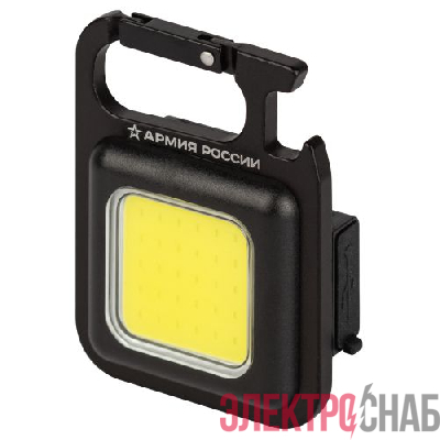 Фонарь-брелок светодиодный аккумуляторный BA-501 АР "Чека" черн. Эра Б0059499