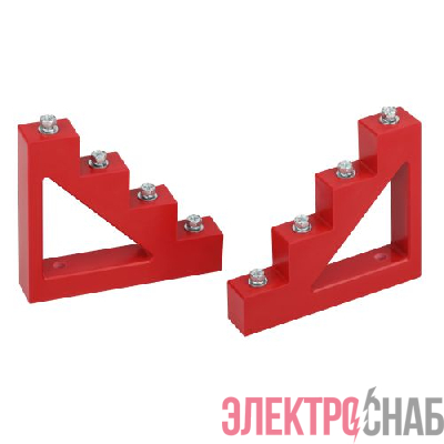 Изолятор шинный ступенчатый NO-224-160 ИС4-40 М8 с болтами 12кВ Эра Б0065657