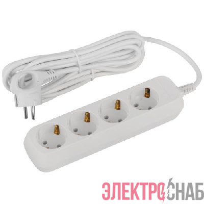 Удлинитель 4х5м с заземл. ПВС 3х0.75 UDL-10-450-E Greenline Эра Б0065060