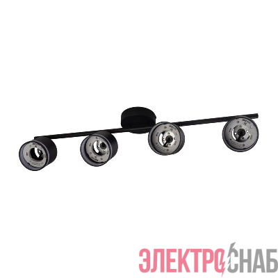 Светильник PCL-0704 max 20Вт (каждая лампа) 4xGX53 IP20 230В BL настен./потолочн. декор. под лампу JazzWay 5066885