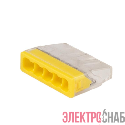 Клемма монтажная нажимного соединения PTC-5P 2273-245 450В 32А 0.14-4.0кв.мм Jazzway 5051188