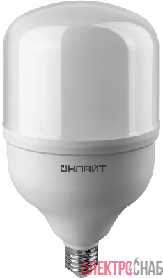 Лампа светодиодная высокомощная 82 907 OLL-T140-70-230-865-E27E40 70Вт 6500К холод. бел. E27/E40 5300лм 176-264В ОНЛАЙТ 82907