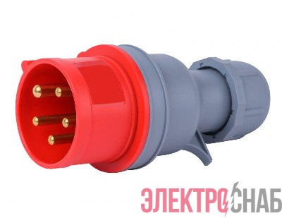 Вилка переносная 3Р+РЕ+N 16А 380В IP44 ВП-103 DEKraft 26104DEK