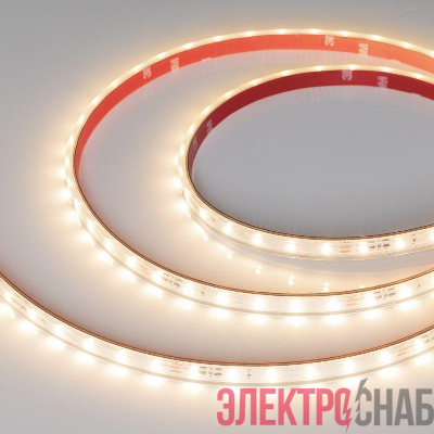 Лента светодиодная IC-PS-A60-10mm 24V Warm 3000К 4.8Вт/м IP67 2835 стабилизированная герметичная (уп.10м) Arlight 050656