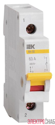Выключатель нагрузки (мини-рубильник) 1п 63А ВН-32 KARAT IEK MNV10-1-063