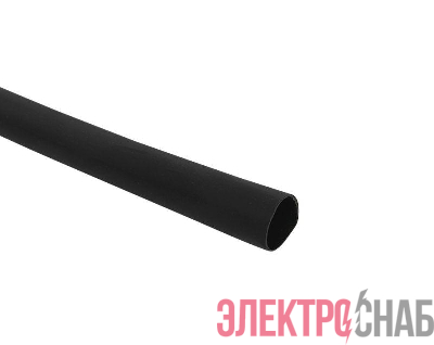 Трубка термоусадочная ТУТк клеевая нг 16/4 черн. 1м (уп.10м) PROxima EKF tut4-k16-b