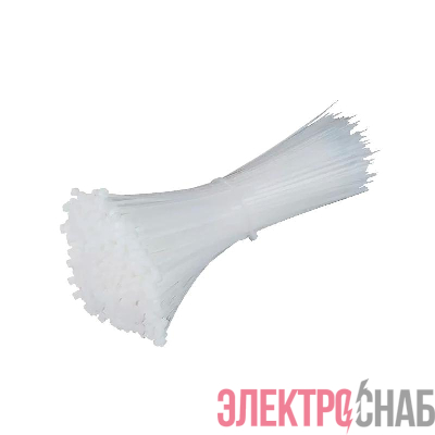 Хомут кабельный (стяжка) PCT 7.6х300-100WH PA6.6 (уп.100шт) JazzWay 5054189