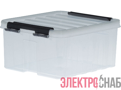 Ящик 210х170х95 мм с крышкой и клипсами прозрачный Rox Box 2,5 Rox Box 2,5