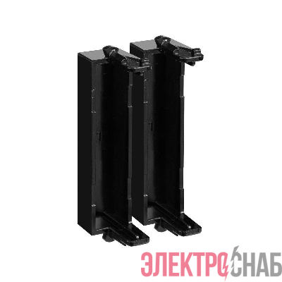 Комплект модульных заглушек "Avanti" "Черный квадрат" 0.5 модуля (уп.2шт) DKC 4402995