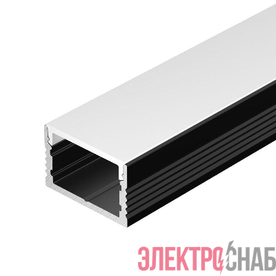 Профиль SL-SLIM15-H10-2000 BLACK L2000 алюм. Arlight 056908