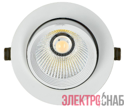 Светильник светодиодный ДВО 1822 35Вт 4000К IP20 поворотн. круг бел. IEK LTP-DSO0-1822-35-40-K01