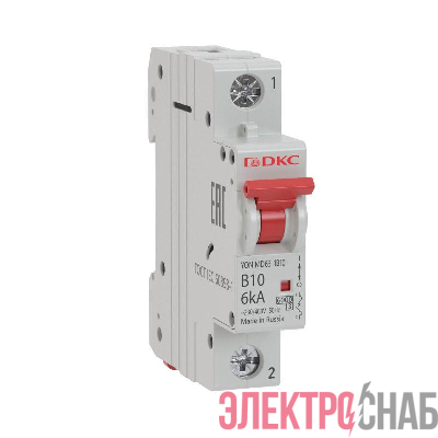 Выключатель автоматический модульный 1п D 4А 6кА MD63 YON MD63-1D4-6