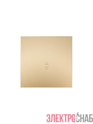 Выключатель проходной 1-кл. СП ZIMA IP20 10А безвинт. зажим зол. LEZARD 704-3688-105QC