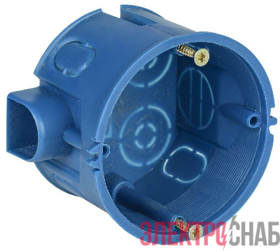 Коробка установочная С3 d68x45 для твердых стен (с саморезами и стык. узлами) GENERICA UKT10-068-045-000-A-S-UO