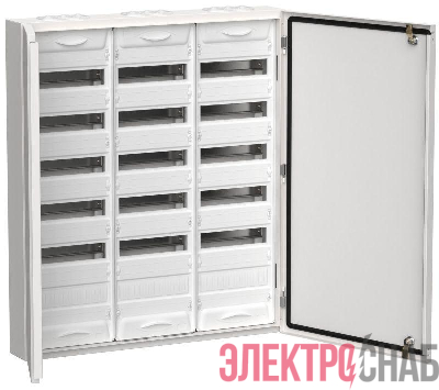 Корпус ЩРн-216 (3х72) TITAN 5 960х830х140 IP54 метал. бел. IEK TI5-50-N-3X072-54