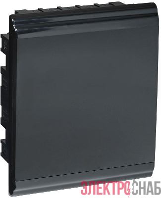 Корпус модульный встраиваемый ЩРВ-П-24 PRIME IP41 пластик. черн. IEK MKP13-V-01-24-41-K02