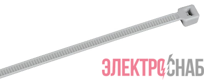 Хомут 3.6х300мм P6.6 стандартный сер. (уп.100шт) IEK UHH30-D036-300-100-K03