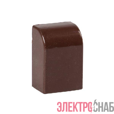 Заглушка 16х16 под темн. дерево Plast PROxima (уп.4шт) EKF ecd-16-16x4