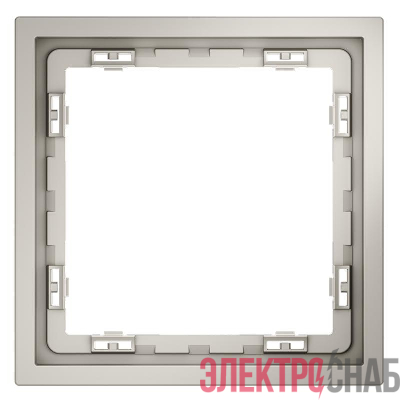 Рамка 1-м S70 пластик. кашемир Voltum VLS100103