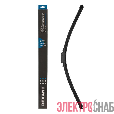 Щетка стеклоочистителя бескаркасная Multi Clamp 650мм Rexant 80-0928