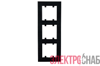 Рамка 3-м Karea LINE STAR чер. Makel 86054703