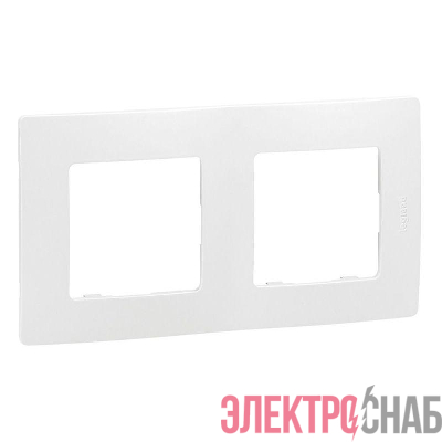 Рамка 2-м Etika бел. IEK 672502