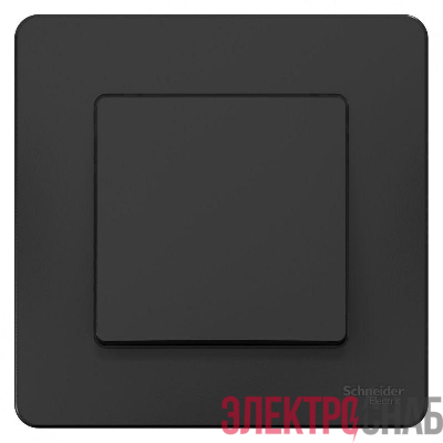 Переключатель проходной 1-кл. СП Blanca 10А IP20 (сх. 6) 250В антрацит SE BLNVS010606