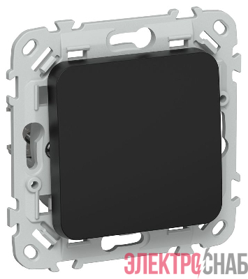 Выключатель проходной 1-кл. СП FLITE ВС61-1-0-ФлЧ 10А механизм черн. IEK FI-V12-0-10-1-K02